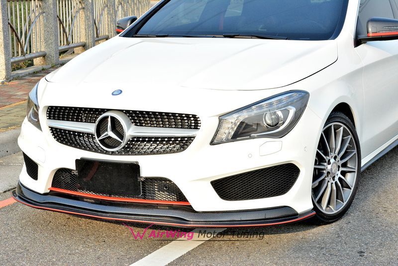 Benz W117 CLA45-CLA250 Future Design Carbon front lip 03